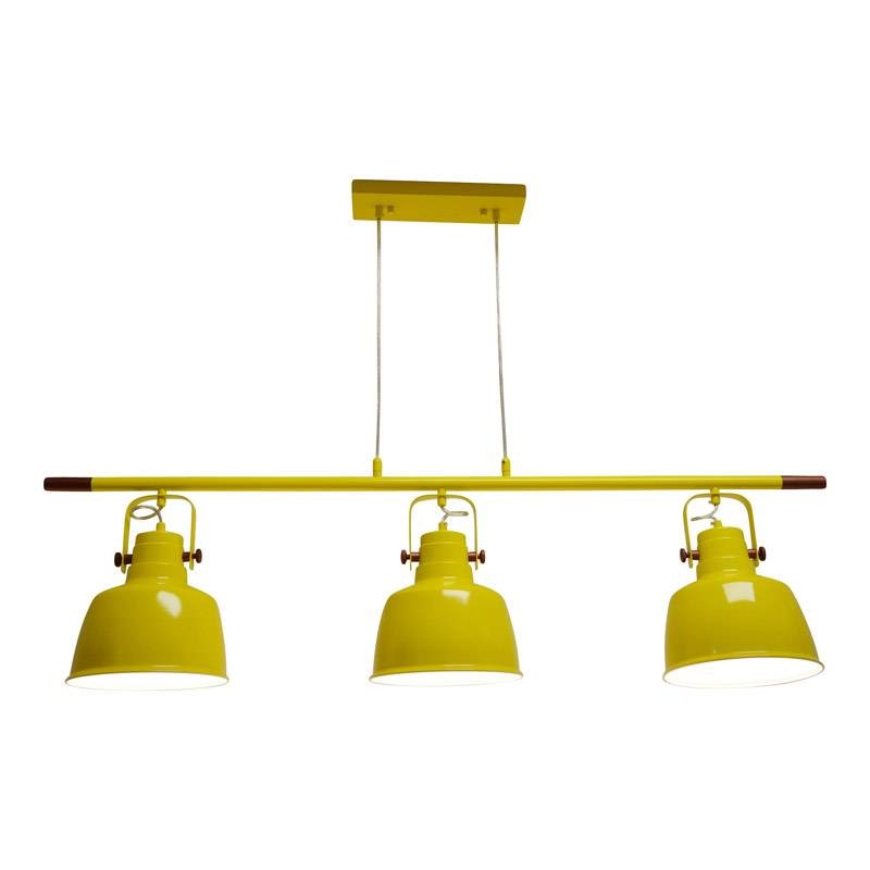 Suspension style industriel couleur