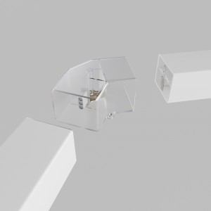 Connecteur en V pour hexagone - 120° - 4 cm