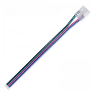Connecteur ruban  LED COB à alimentation - RGB - 10mm - IP20