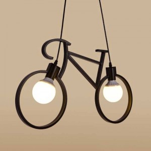 luminaire suspendu vélo 2 ampoules