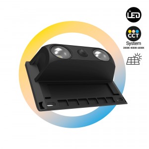 Lampe solaire LED d'extérieur - CCT - 2 LED - 60lm