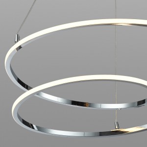 Suspension LED spirale