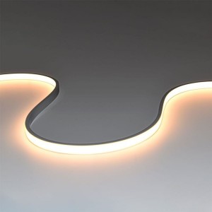 Néon LED flexible 24V DC - 5x11mm - 5 mètres - Kit complet - 11W/m - 320 LED/m - IP67 - À courbure verticale