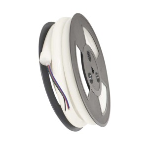 Néon LED flexible 360º circulaire RGB - 24 V - Ø20mm - 5 mètres - 22W/m - Kit complet - IP67