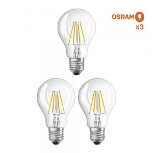 Pack éco 3 ampoules Osram E27 6