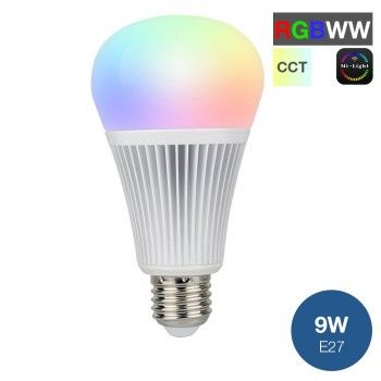 Ampoule LED MiLight RGB+CCT E27 9W Ampoule LED MiLight RGB+CCT E27 9W