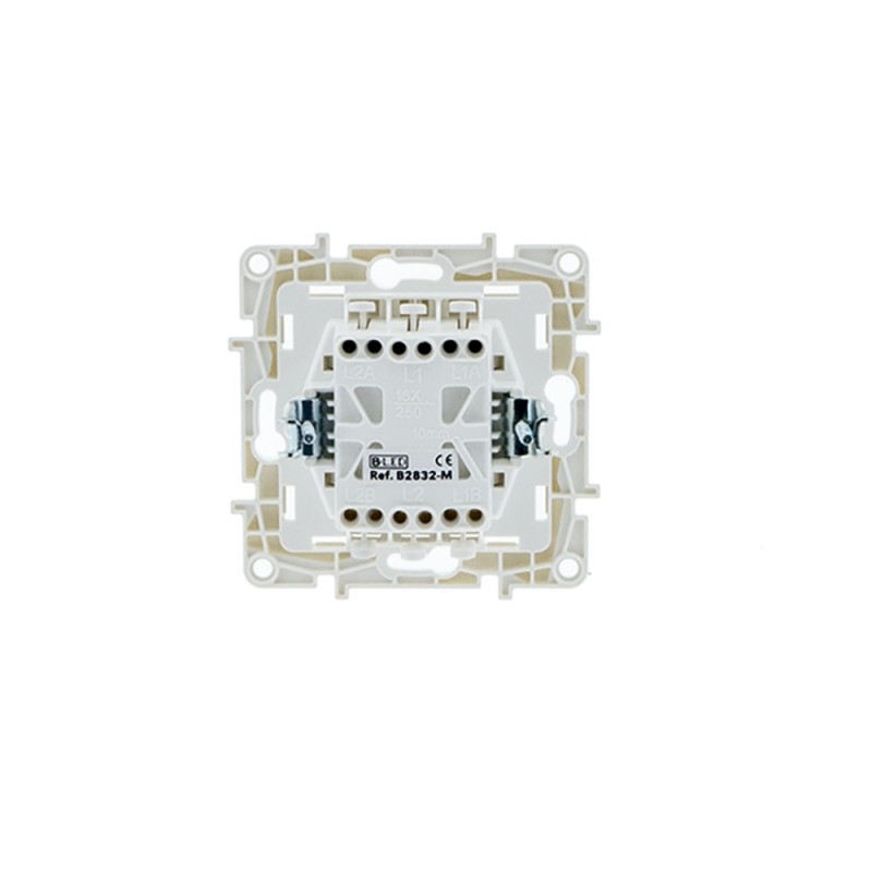 Mécanisme double interrupteur 1 voie encastrable Mécanisme double interrupteur 1 voie encastrable