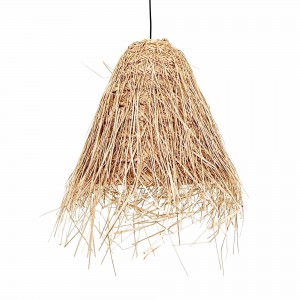 Lampe suspendue en osier "GUSS" - E27