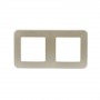 Cadre double pour prise/interrupteur encastrable Cadre double pour prise/interrupteur encastrable