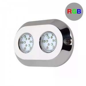 Spot LED RGB submersible pour bateaux 120W