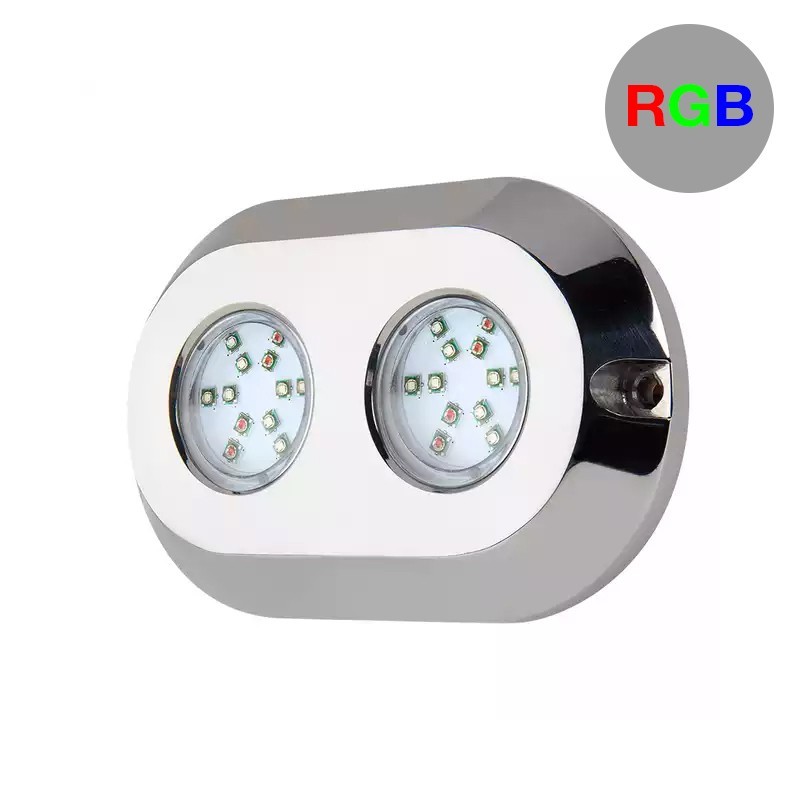 Spot LED RGB submersible pour bateaux 120W Spot LED RGB submersible pour bateaux 120W