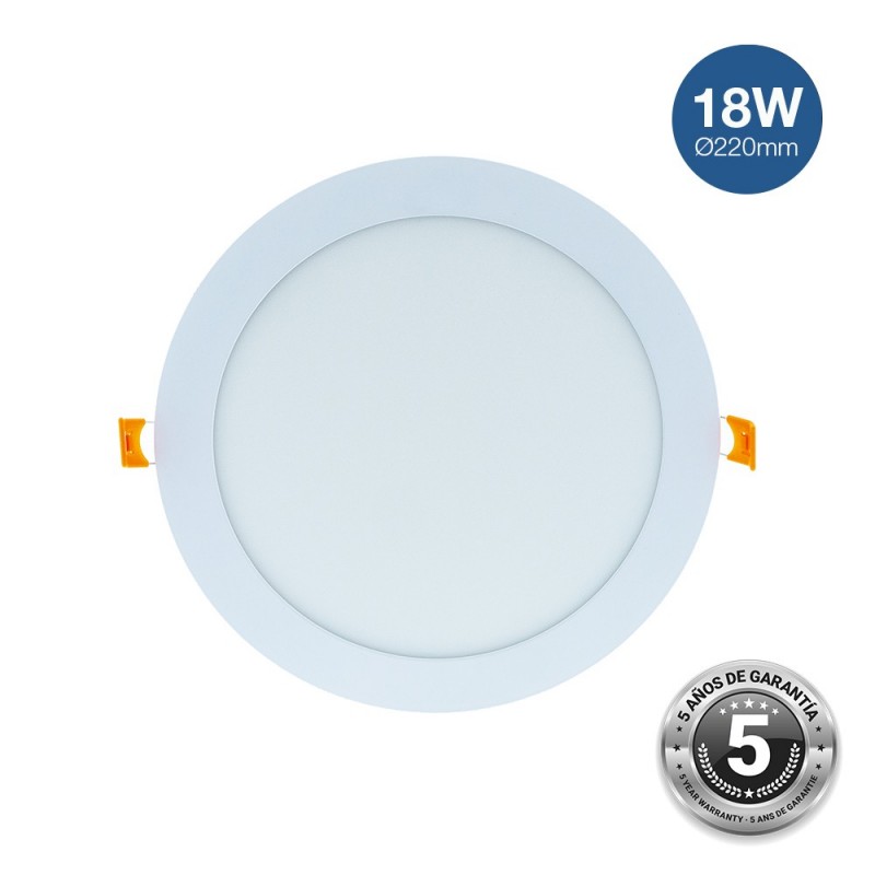Spot LED Encastrable Rond 15 W – 1200 Lumens, Blanc Neutre 4200 K, Transformateur Inclus