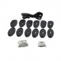 Pack de 6 luces LED ROCK LIGHT para automoción y embarcaciones 9-32V IP68 Blanco Pack de 6 luces LED ROCK LIGHT para automoción y embarcaciones 9-32V IP68 Blanco