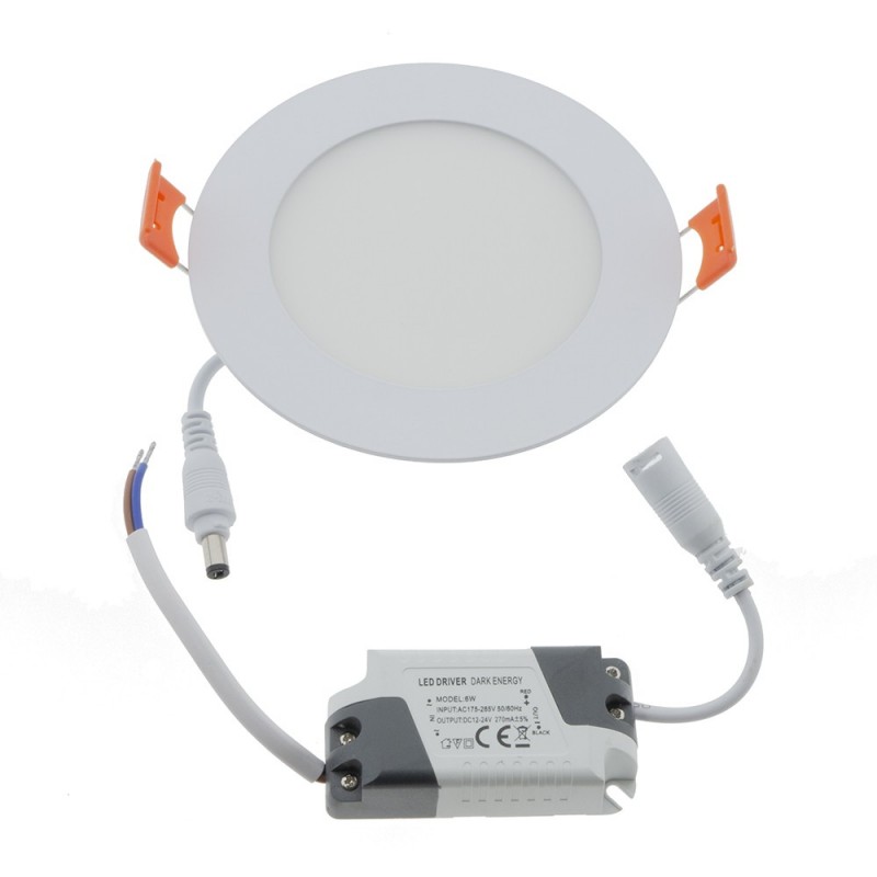 Spot LED encastrable rond 6W - Découpe Ø 110 mm - Garantie 5 ans Spot LED encastrable rond 6W - Découpe Ø 110 mm - Garantie 5 ans