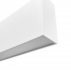 Luminaire linéaire LED CCT - Bidirectionnel - Suspension - Puissance réglable 20W/30W/40W - 120cm - UGR 19
