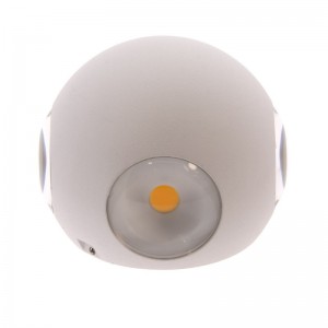 Lampe murale boule LED blanc chaud