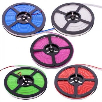 Neón LED Flexible 65W 4x10mm IP67 - 5 metros - varios colores Neón LED Flexible 65W 4x10mm IP67 - 5 metros - varios colores
