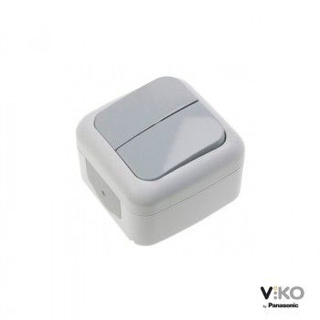 Interruptor de dos vías estanco 10A 250V IP54 VIKO by Panasonic Interruptor de dos vías estanco 10A 250V IP54 VIKO by Panasonic