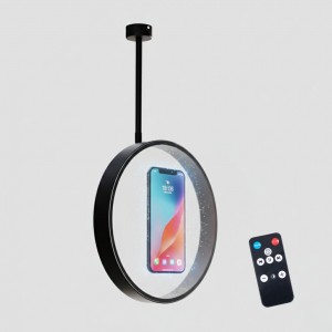 Ventilateur de plafond 3D holographique - Support réglable - Ø 52cm - 72W