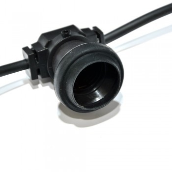 Kit guirlande extérieur 10 mètres + 20 portes-ampoules E27