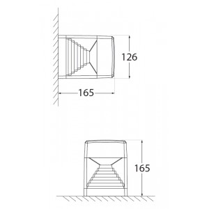 Lampe murale LED extérieur