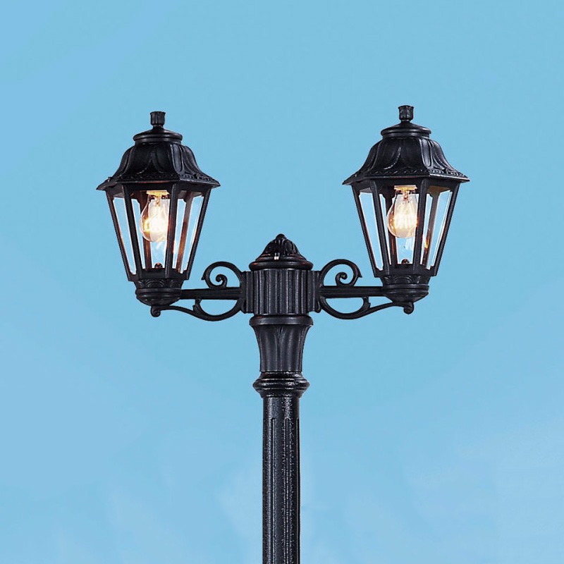Lampadaire lanterne double