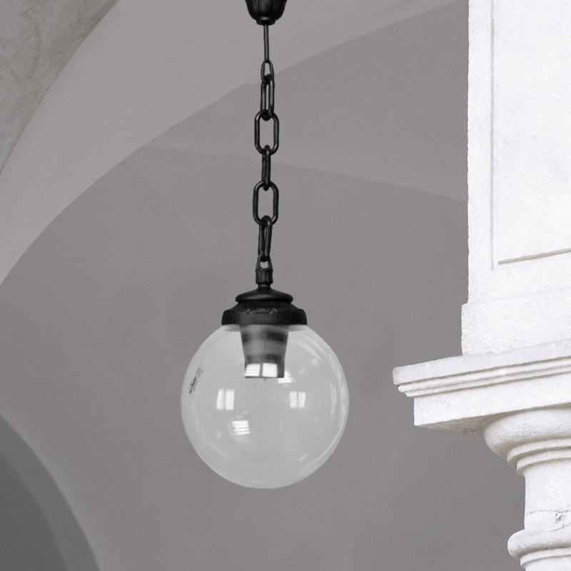 Lampe suspendue extérieur globe verre Lampe suspendue extérieur globe verre