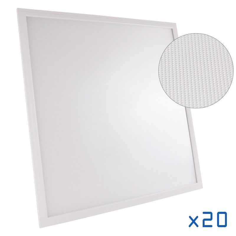 Pack 20 dalles LED 60x60 UGR19 4000K