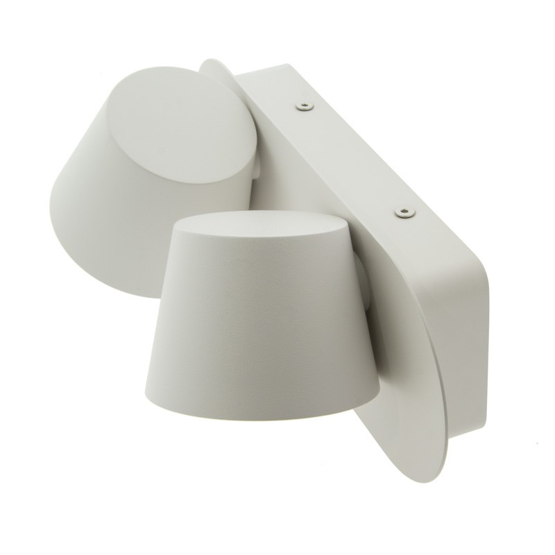 Eclairage LED mur 2 têtes Eclairage LED mur 2 têtes