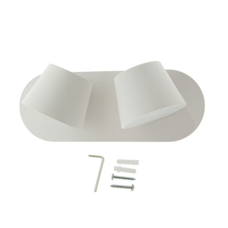 Applique murale LED 2 têtes orientables Applique murale LED 2 têtes orientables