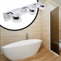 Applique de salle de bain LED Samba Triple 15W IP44 Chrome Applique de salle de bain LED Samba Triple 15W IP44 Chrome