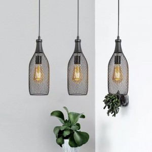 Lampe suspension bouteille