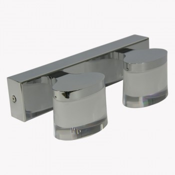 Double applique LED 10W SYON pour salle de bain Double applique LED 10W SYON pour salle de bain