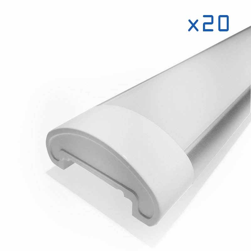 Pack 20 linéaires LED 20W 60cm
