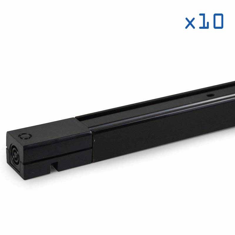Pack 10 rails (2m) 3 phases saillie / suspendu Pack 10 rails (2m) 3 phases saillie / suspendu