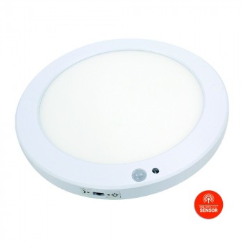 Plafonnier LED de surface extra-plat 18w avec capteur de mouvement et crépusculaire Plafonnier LED de surface extra-plat 18w avec capteur de mouvement et crépusculaire