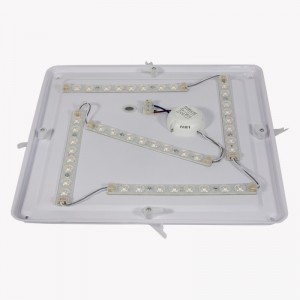 Plafonnier LED carré 24W