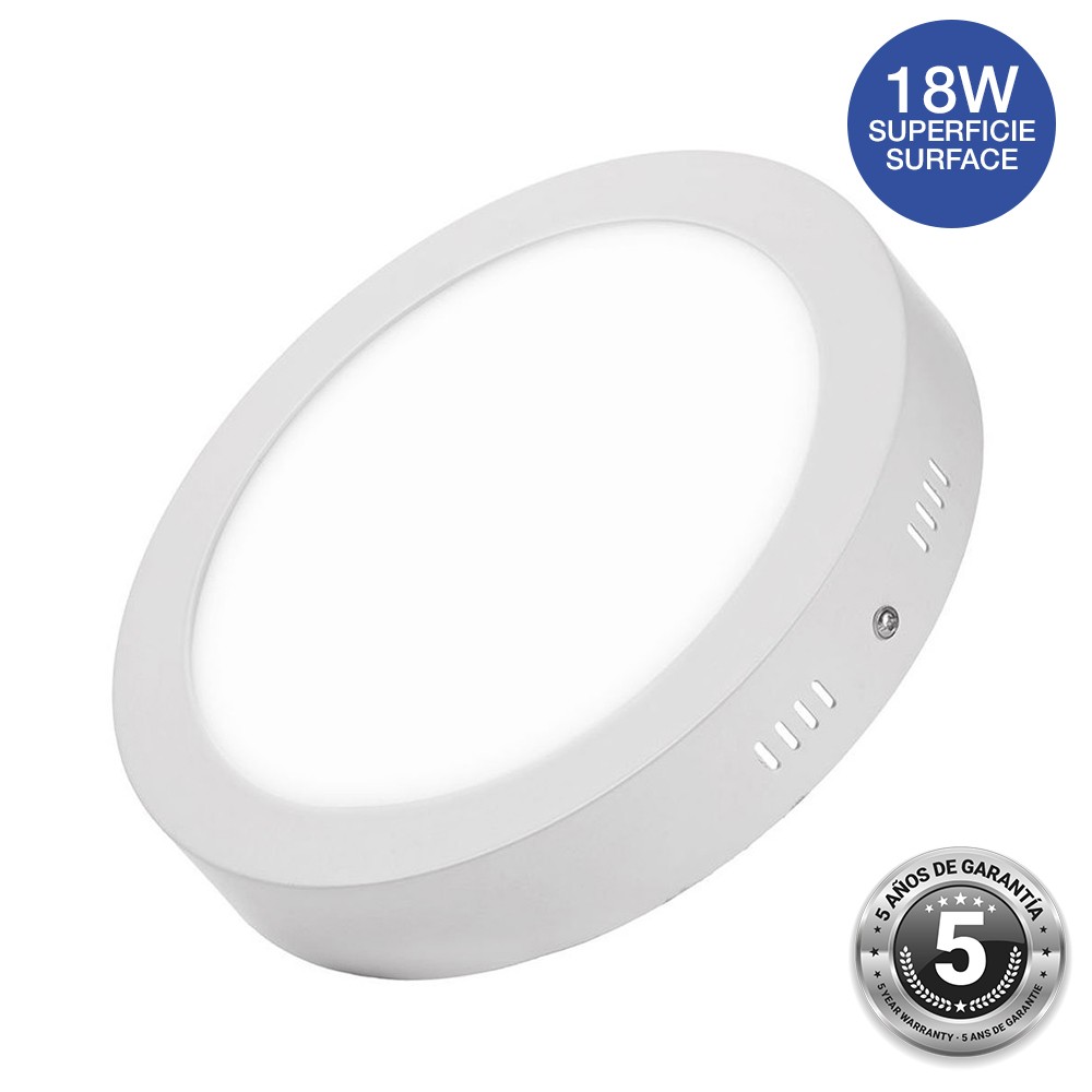 Spot LED 18W saillie rond - 5 ans de garantie