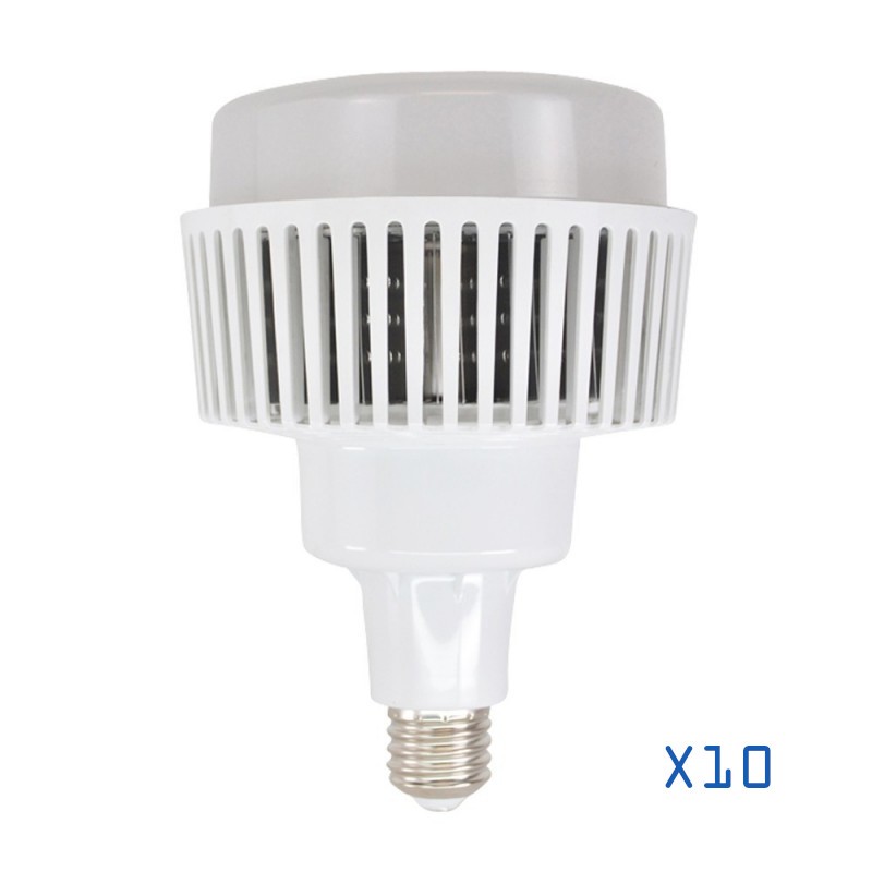 Pack 10 ampoules LED 100w industrielle E40