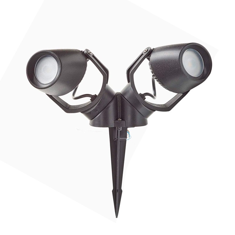 Double spot LED sur piquet Minitommy 2L GU10 7W IP55