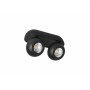 Applique LED 2 spots design noir Applique LED 2 spots design noir