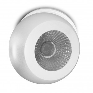 Lampe murale ronde blanche LED