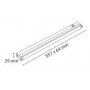 Linéaire LED orientable 10W IP20 Linéaire LED orientable 10W IP20