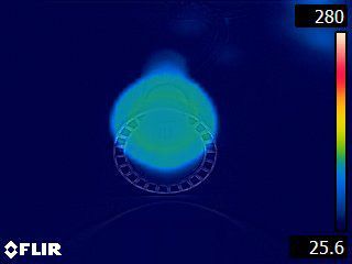 image thermique ampoule led