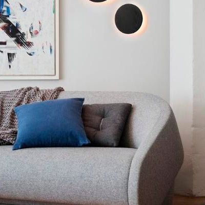 Luminaire murale eclipse noire 