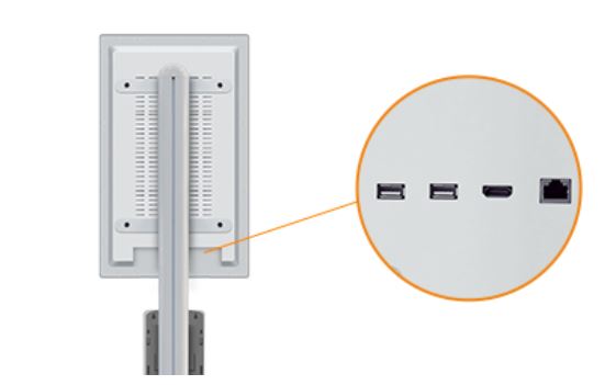 connectivité distributeur de gel