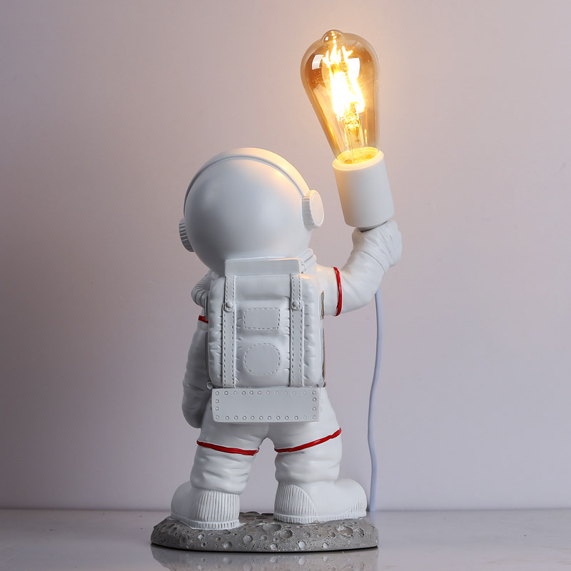 LEERIAN Lampe de Table Espace Astronaute Lampe de Chevet Enfants