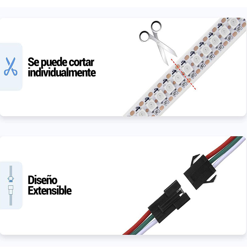 caractéristiques ruban led intelligent IC
