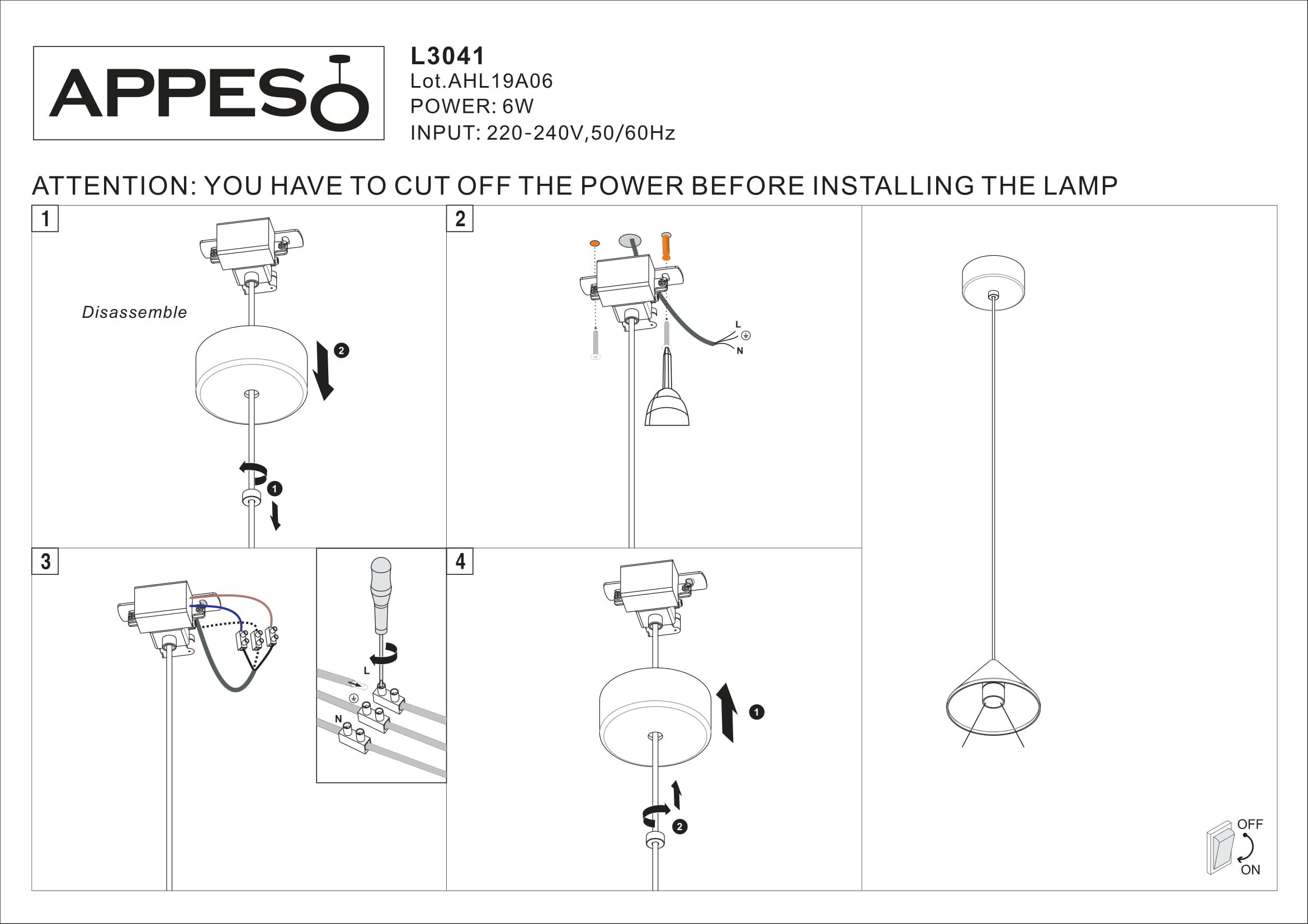 Installation suspension Cima