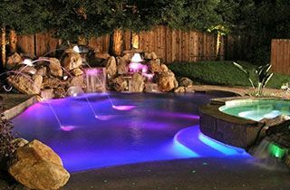 projecteur led rgb submersible piscine